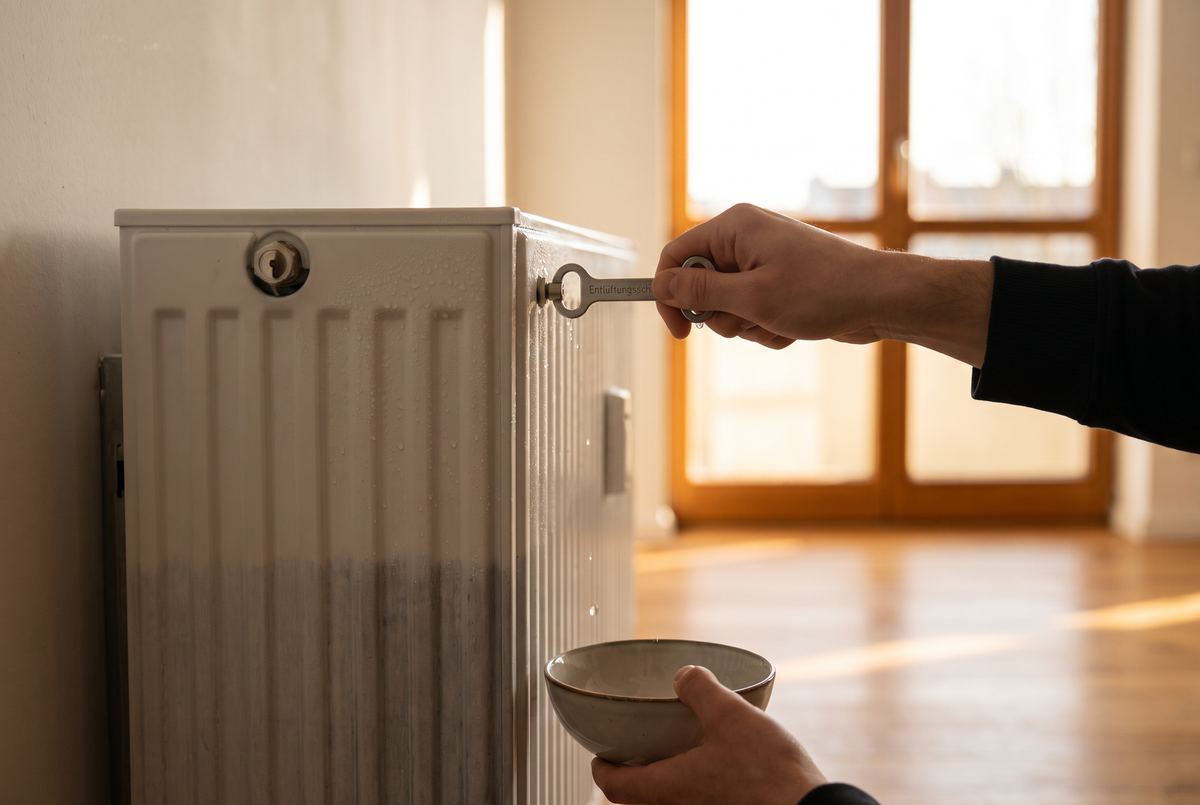 Heizkörper nur oben warm – Entlüften mit Entlüftungsschlüssel Berlin